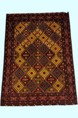 فرش دستباف 3.3متری تمام کرک طرح قابی بافت خراسان کد 060048