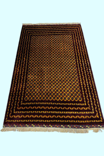 فرش دستباف 6متری تمام کرک طرح مهر سلطان بافت خراسان کد 050036