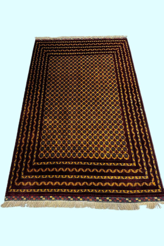 فرش دستباف 6متری تمام کرک طرح مهر سلطان بافت خراسان کد 050036