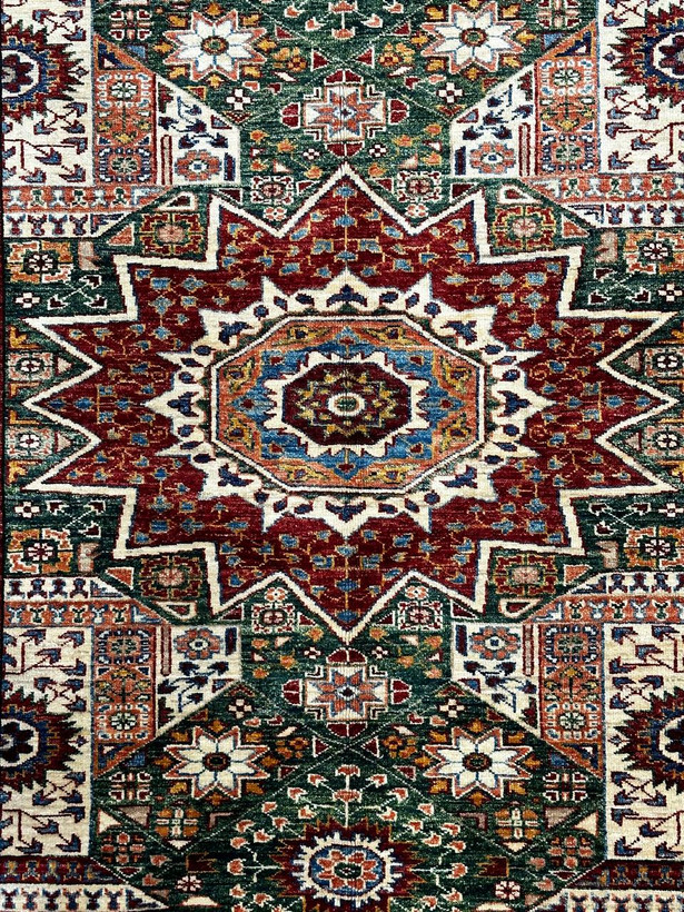 فرش دستباف 3متری تمام پشم عشایری قشقایی رنگ طبیعی کد 0700066