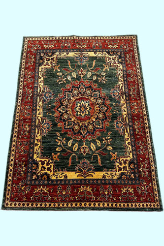 فرش دستباف 3متری تمام پشم عشایری قشقایی رنگ طبیعی کد 0700066