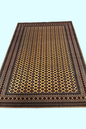 فرش دستباف 12متری آنتیک بلوچ نقش بازوبندی عشایری تمام پشم رنگ طبیعی کد 0300019