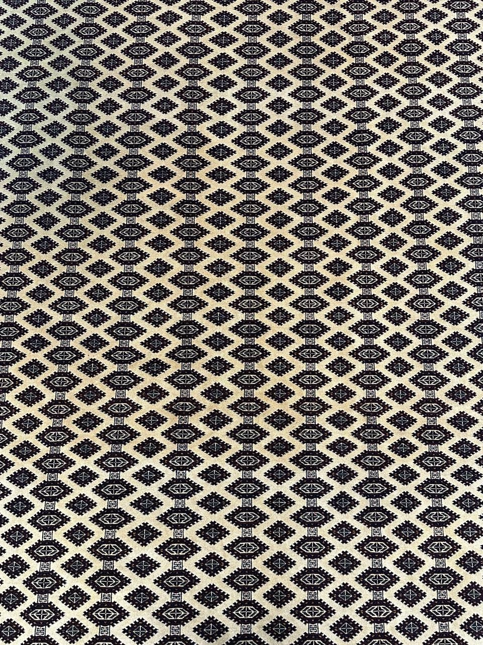 فرش دستباف 12متری آنتیک بلوچ نقش بازوبندی عشایری تمام پشم رنگ طبیعی کد 0300019