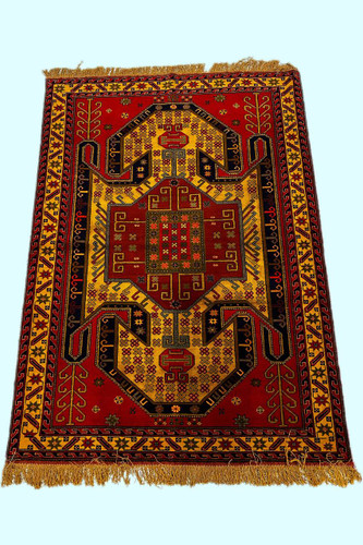 فرش دستباف 2.5متری چله ابریشم نقش پاینده رنگ طبیعی کد0700103