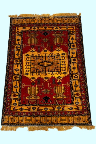 فرش دستباف 2.73متری چله ابریشم تمام پشم نقش پاینده رنگ طبیعی کد0700482