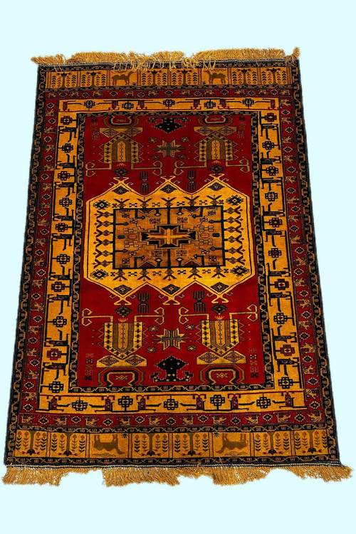 فرش دستباف 2.73متری چله ابریشم تمام پشم نقش پاینده رنگ طبیعی کد0700482