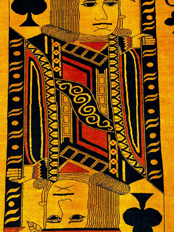 فرش دستباف2.5متری تمام پشم نقش سرباز خواج بافت خراسان رنگ طبیعی کد 0700009