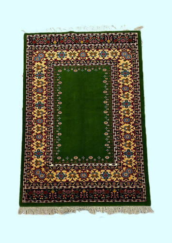 فرش دستباف 2.6متری کف ساده تمام پشم بافت خراسان رنگ طبیعی کد 0700338