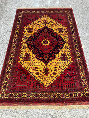 فرش دستبافت تمام کرک مرینوس 6متری نقش هریز