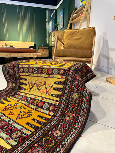 گلیم دستبافت 2متری بافت خراسان