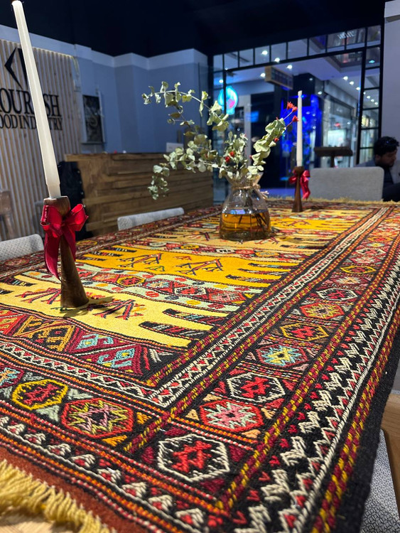 گلیم دستبافت 2متری بافت خراسان