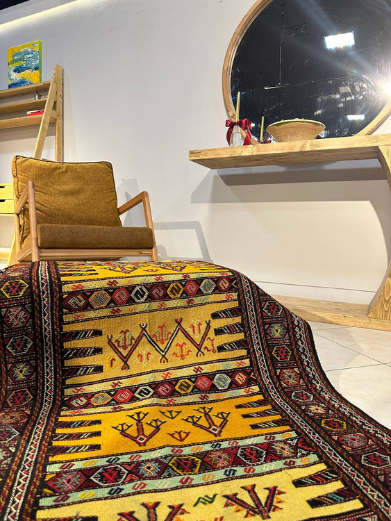 گلیم دستبافت 2متری بافت خراسان