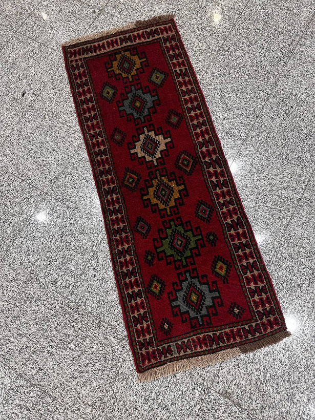 گبه دستبافت عشایری بافت کردستان رنگ گیاهی کد0800065