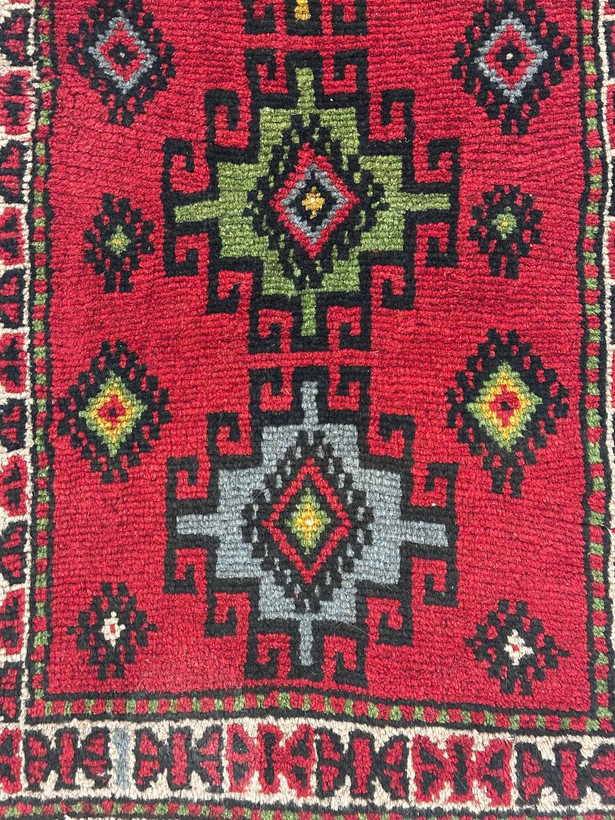 گبه دستبافت عشایری بافت کردستان رنگ گیاهی کد0800065