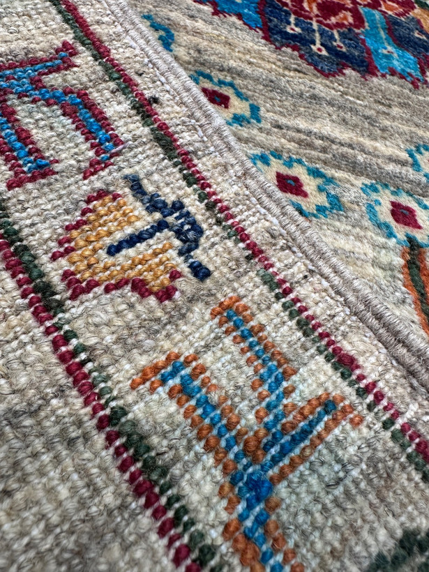 فرش دستبافت 1/5متری سلطان اباد پشم دستریس رنگ گیاهی کد0800189