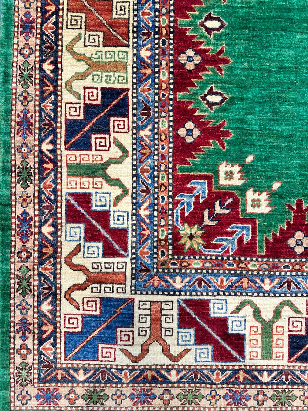 فرش دستبافت 6متری تمام پشم دستریس سلطان اباد رنگ گیاهی کد 0500417
