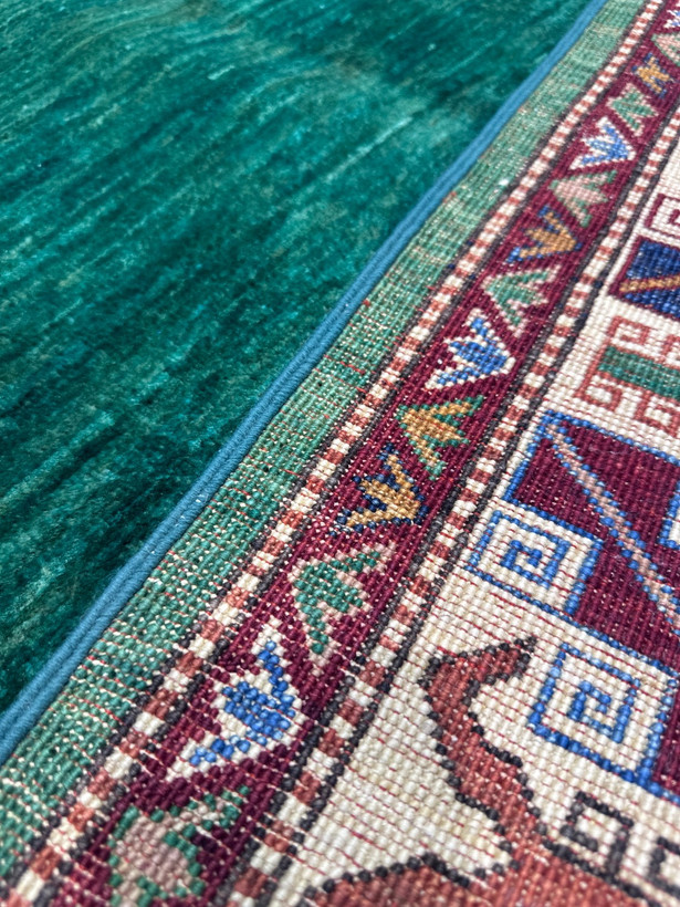 فرش دستبافت 3 متری پشم دستریس سلطان اباد رنگ گیاهی کد 0700846